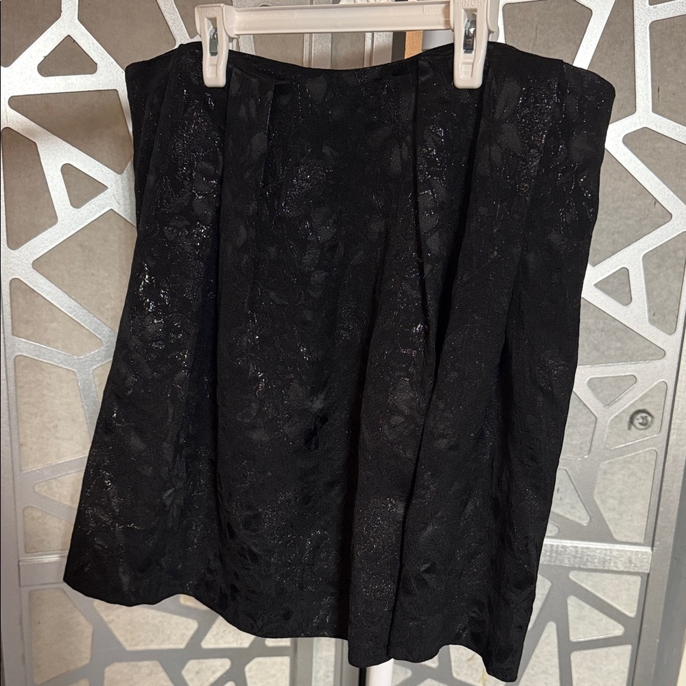 Chic Black A-Line Women's Skirt